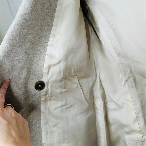 Alexander McQueen Taupe Cashmere Double Button Jacket 42 / 8 - Picture 12 of 16